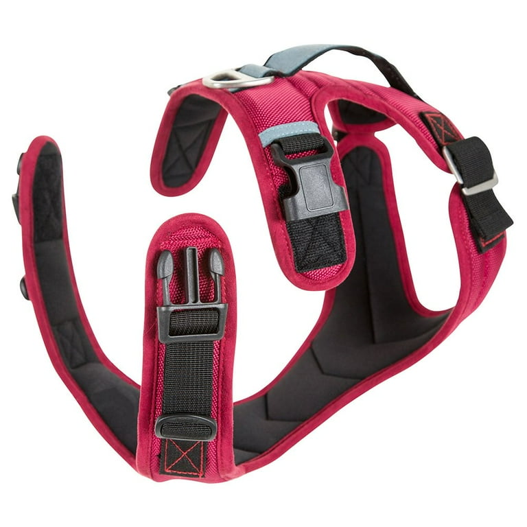 Gooby Pioneer Dog Harness with Control Handle Seat Belt Restrain