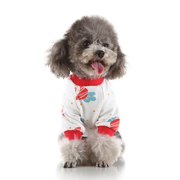 HONITANO 1Set Pet Pajamas for Large Dogs Warm Comfortable and Stylish in Autumn Winter