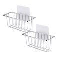 thumbnail image 1 of Oleegame 2PC Spoon And Lid Rest Organizer Shelf Stainless Caddy Storage Holder Sponge Sponge Sink Kitchen，Dining & Bar Silver, 1 of 6