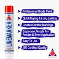 thumbnail image 3 of Aerosol Solutions Line Marker Red 26 Oz | High Visibility Grass and Road Spray Paint, All Purpose Striping Paint | Perfect for Athletics, Sports Fields, Hazard & Utility Marking, 3 of 6