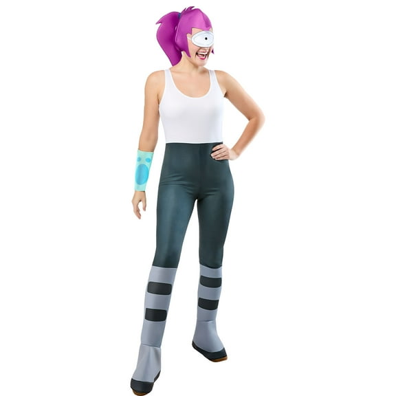 Futurama Leela Costume for Adults by Rubies, Women's Small