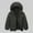 Dark Gray, variant on Boys Down Jacket Long Sleeve Hooded Parka Lightweight Warm Puffer Outwear with Pocket Size 4T-15, Gray