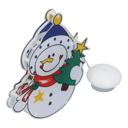 

LED Christmas Cup Pendant Lamp Battery Powered Christmas Snowman LED Window Light For Bar For Christmas Tree