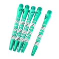 thumbnail image 5 of 6x5 Pcs 50mm Thread Alloy Re-Grooved Dart Stems Shafts Silver Green, 5 of 5