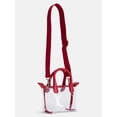 thumbnail image 3 of No Boundaries Women's Game Day Clear Mini Tote Bag, Red, 3 of 6