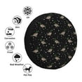 thumbnail image 4 of Naloa Mallards And Snowflakes PVC Leather Spare Tire Wheel Cover Spare Tire Cover, for Car Truck SUV Camper Trailer Universal Fit(14-17in)-17 inch, 4 of 6