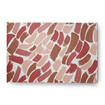 Simply Daisy 4' x 6' Red Wenstry Chenille Indoor/Outdoor Rug