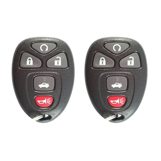 2 For Pontiac Grand Prix 2005 2006 2007 2008 Keyless Entry Remote Key
