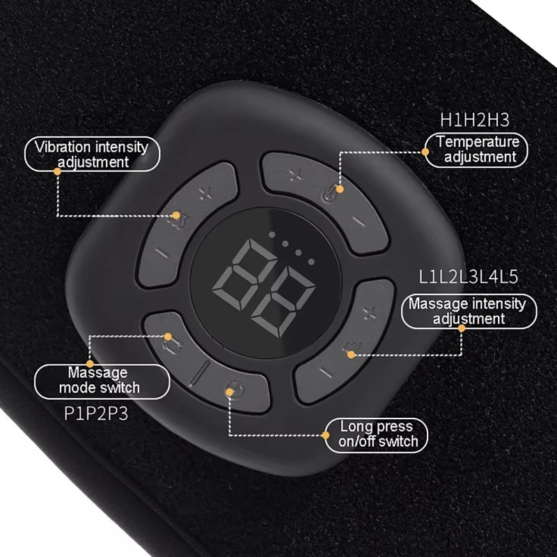 Foot massager with vibration compression function