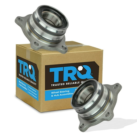 TRQ Rear Wheel Hub Bearing & Pair Set of 2 for 01-13 Toyota Sequoia 2WD 4WD BHA54465