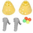thumbnail image 1 of 2 piezas de pelota de catapulta doble para deportes al aire libre para niños, pelota de catapulta elástica, juguete interactivo para padres e hijos., 1 of 14