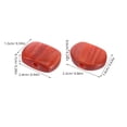 thumbnail image 2 of OUNONA 6 Pcs Piquets de Réglage de Guitare de Remplacement Ovales en Résine pour Guitares Acoustiques Design Rouge, 2 of 5