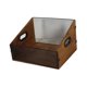 thumbnail image 3 of Caja de madera para guardar discos de vinilo, multiusos, ahorra espacio, resistente, para dormitorio y revistas., 3 of 9
