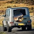 thumbnail image 5 of Goofa Azure Sky Western Desert Cowboy Pattern Universal Tire Cover for Jeep, SUV, Truck, and Trailer – Waterproof, UV-Resistant,Easy to Install, Fits 14"-17" Tires-15 inch, 5 of 6