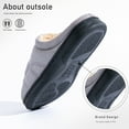 thumbnail image 5 of Pmoiste House Slipper for Men Comfort Memory Foam Non Slip Soft Suede Warm Winter Slip On Slipper, 5 of 7