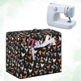 thumbnail image 4 of HELLHERO Rooster Sewing Machine Carring Cover and Sewing Essentials Pockets Simple Pocket and Handle 17.7 x 8.6 x 12.5 inches, 4 of 8