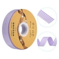 thumbnail image 4 of Uxcell 50 Yards x 1" Christmas Striped Ribbon, Purple and White Ribbon Candy Cane Ribbon Roll Wrapping Ribbon, 4 of 6