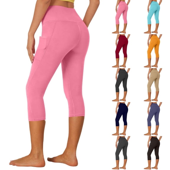 TGPMGRZ High Waisted Leggings with Pockets for Women - Soft Yoga Pants for Gym Workout, Athletic Running Dark Gray Size S