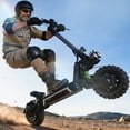 thumbnail image 2 of Off-road Electric Scooter for Adult 6000W Dual Drive, Top Speed 55MPH Fast E-scooter,60Miles Long Range,60V 35AH Foldable Escooter 11" Off-Road Vacuum Tires Fast E-Scooter, 2 of 12