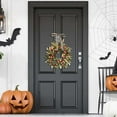 thumbnail image 2 of Fall Wreath, Pomegranate Wreath, Rustic Simple Decor, Fall Door Wreaths Autumn Wreath, Autumn Wreath Frame for Front Door Outside, Pomegranate Wreath for Front Door Farmhouse Thanksgiving Decor, 2 of 4