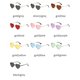 thumbnail image 5 of Polarized Heart Shape Sunglasses For Women Anti-glare Driving Glasses For WomenRed, 5 of 5