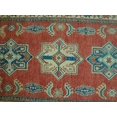 thumbnail image 4 of Super Kazak Caucasion Geometric Veg Dyed Mahal Rectangle Rug Hand Knotted Carpet (6.2 x 3.10)', 4 of 9
