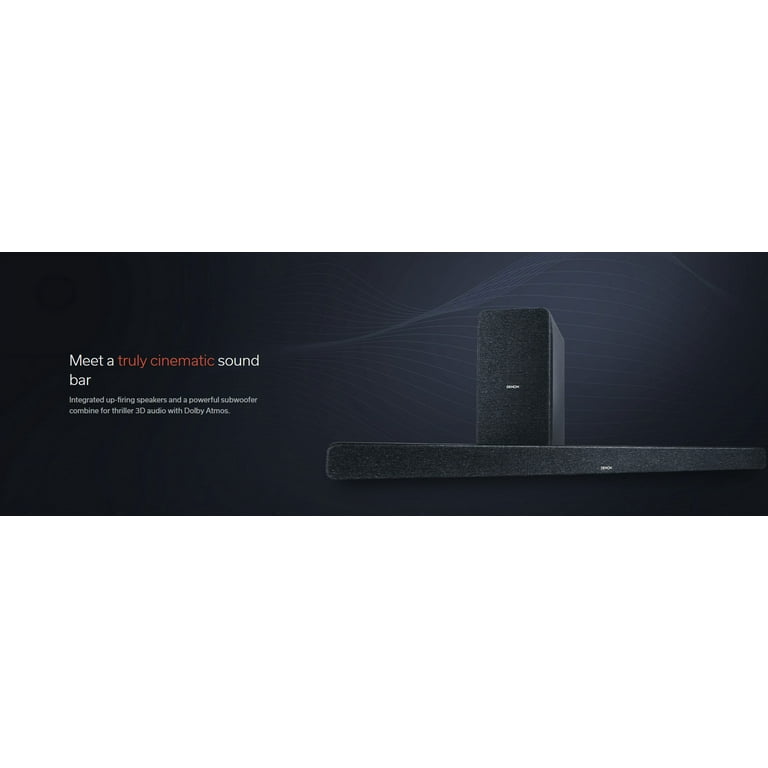 DENON DHT-S517 ② Amazon.com: Denon DHT-S517 3.1.2 Dolby Atmos Soundbar with