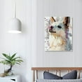 thumbnail image 4 of Autua Cute Dog Art Modern Canvas Prints for Living Room Bedroom Home Office Wall Decor 16x20 in, 4 of 5