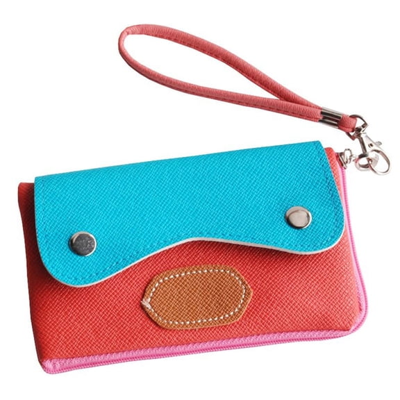 [Sun and Sky] Colorful Leatherette Mobile Phone Pouch Cell Phone Case Clutch Pouch