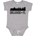 thumbnail image 3 of Inktastic Orlando Florida Skyline City Boys or Girls Baby Bodysuit, 3 of 5