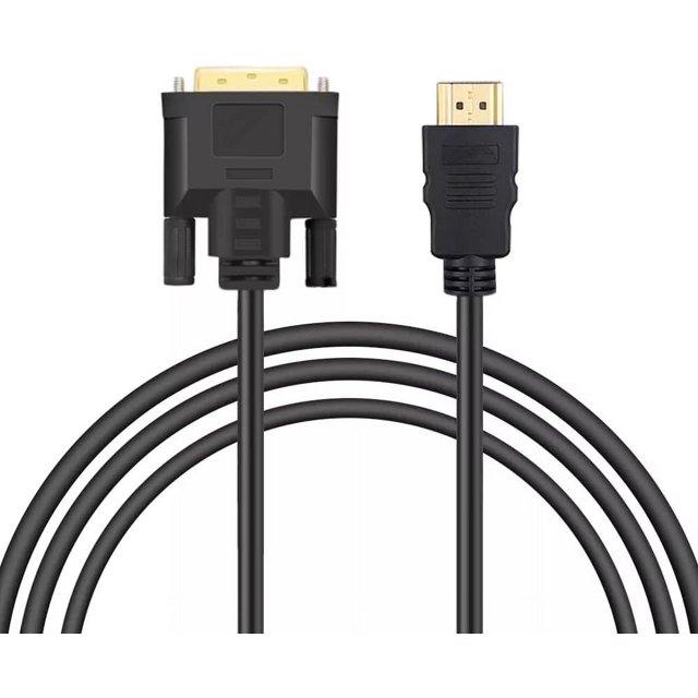 Tianle HDMI to DVI Adapter Cable, 1m/3.3ft CL3 Rated High Speed Bi-Directional DVI-D 24+1 Male to HDMI Male Support 1080P Full HD Compatible for Roku, Laptop