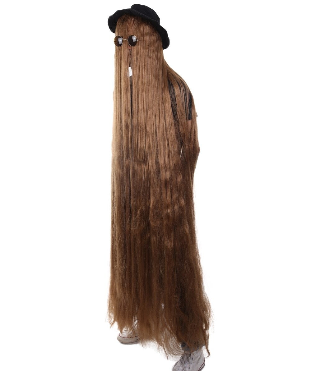 HPO Adult Unisex Dapper Creature Costume Wig Set – Includes Premium Wig, Glasses & Hat for Halloween