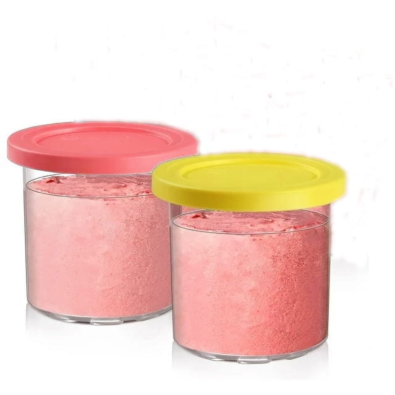 IJsbakjes Met Deksels En Lepel Voor Ninja Creami-ijsmachine - Set Van 4 Kuipaccessoires Voor Nc301 Nc300 Nc299uk Serie Bpa Vrij IJsbakjes Met Deksels En Lepel Voor Ninja Creami-ijsmachine - Set Van 4 Kuipaccessoires Voor Nc301 Nc300 Nc299uk Serie Bpa Vrij