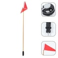 Tersarium 1 Set of Warning Boat Flag Folding Safety Flag Professional
