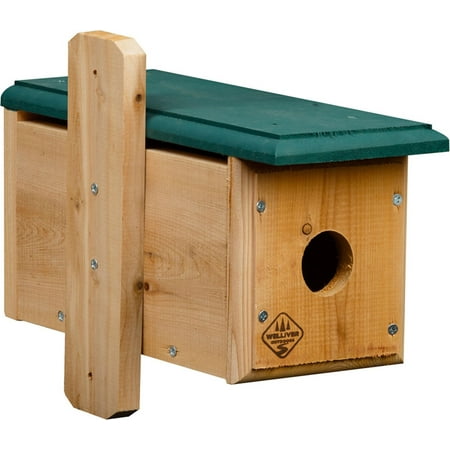 Bluebird House Cedar Horizontal