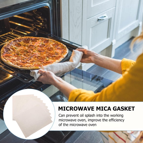 Raindrops Microwave Oven Accessories 10Pcs Mica Sheet for Heat Resistance