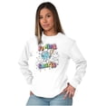 thumbnail image 4 of Vanity Smurf Feeling Smurfy Rainbow Women's Long Sleeve T Shirt Brisco Brands S, 4 of 5