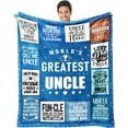 thumbnail image 1 of LHSHID Papa Blanket Gifts for Papa on Fathers Day from Grandkids World''s Greatest Papa Soft Throw Blanket Christmas Birthday Present for Papa 40x50in, 1 of 5