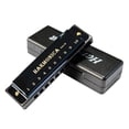 thumbnail image 2 of Music Harmonica, 10 Holes Resin Grid Copper Reed Fun Playing Harmonica  for Kids, 2 of 8