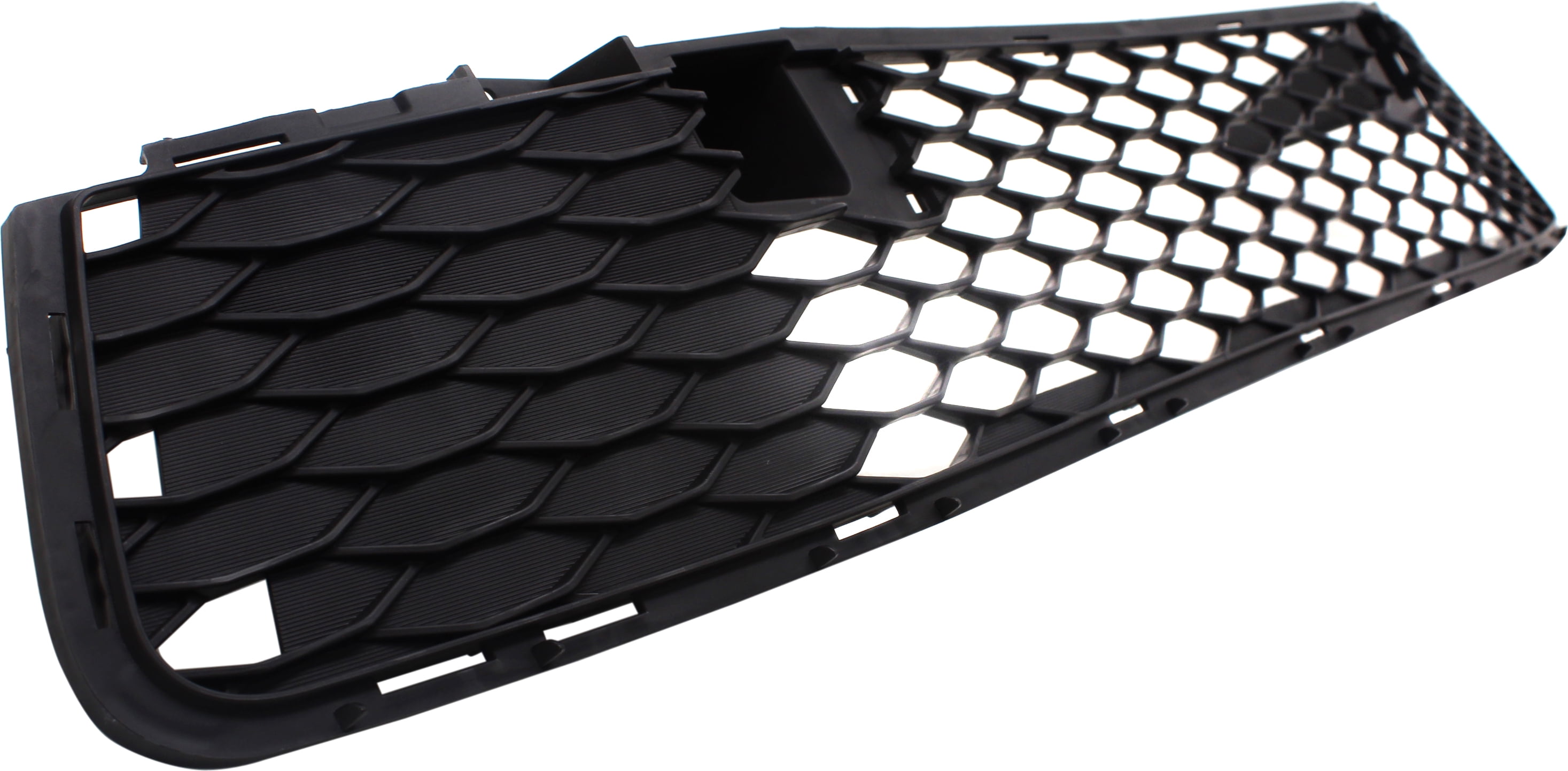 Bumper Grille Compatible With 2016-2017 Mitsubishi Lancer Front Textured Black