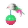 thumbnail image 2 of Swiftyle Clearance 7 Pcs Cats Toy Mouse Tumbler Colorful Feathers Cats Toy Simulation Mouse Toy Suitable For Cats To Relieve Boredom And Self Entertainment Toys Colorful Free Size, 2 of 5