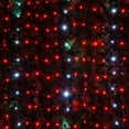 thumbnail image 5 of Wintergreen Lighting Red and White Twinkle Net Lights LED Mesh Lights Christmas String Lights, 4' x 6', 100 Lights - Green Wire, 5 of 6