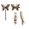 thumbnail image 3 of unbranded 4Ud Vintage Hair Clip En Marrón Ideal Para Fiesta O Especial, 3 of 7