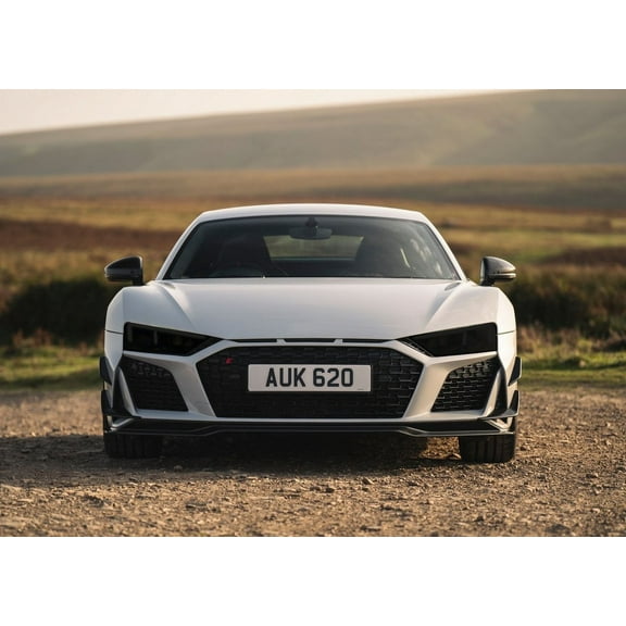 For The BlingLights Tinted Protective Headlight Film Covers for 2016-2024 Audi R8 Type 4S