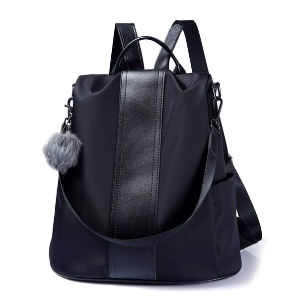Mochila para mujer, bolso impermeable de nailon antirrobo, bolso de hombro ligero