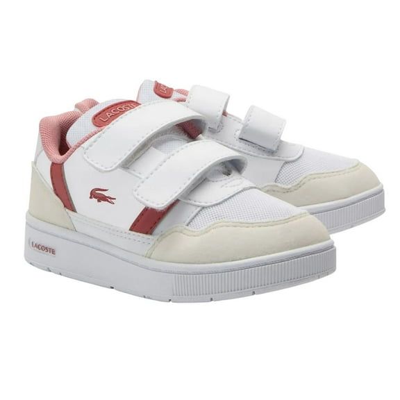 Lacoste Boys/Girls T-Clip Synthetic Suede Sneakers