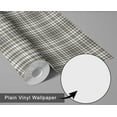 thumbnail image 6 of S4Sassy Plaid Checks Wallpaper - Gray Wall Covering, 25" x 60" Self-Adhesive Vinyl Walls Paper, Wall Wrap, Easy DIY Walls Covering For Farmhouse Bedroom, Living Room, Cabinets, Living Spaces, 6 of 9