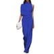 thumbnail image 5 of Mono de vestir con cuello alto y hombros descubiertos de color liso para mujer de estilo europeo., 5 of 5