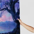 thumbnail image 3 of JEUXUS Tree Big Purple Impressionism Canvas Natural Landscape Pictures Shower Curtain for Bathroom Multiple Sizes White, 3 of 6