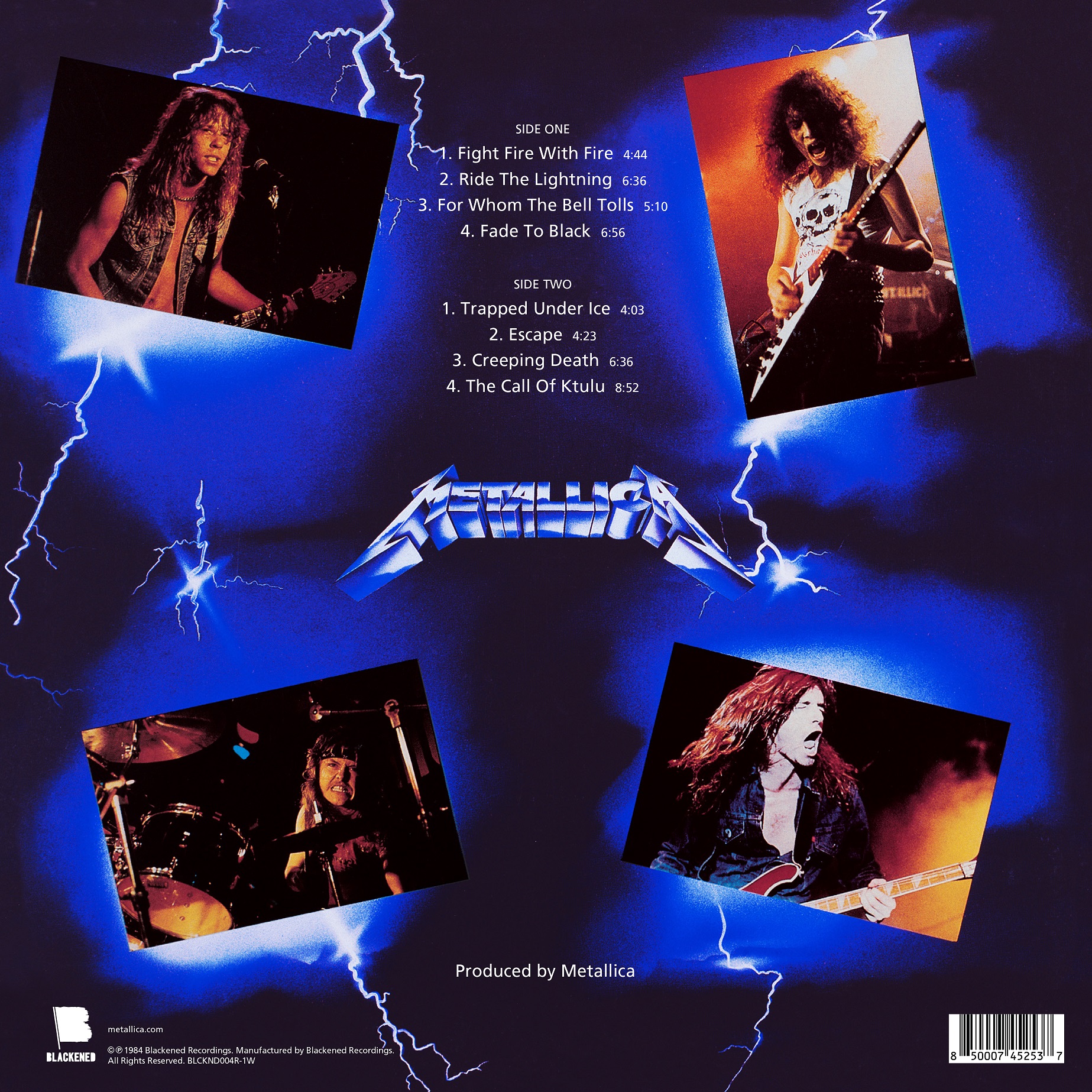 Metallica - Ride The Lightning (Walmart Exclusive) - Rock - Vinyl [Exclusive] - image 2 of 3